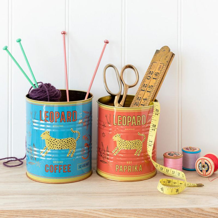 Storage Tins - Leopard