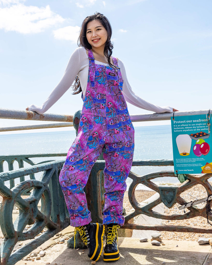 Jellyfish Stretch Twill Dungarees