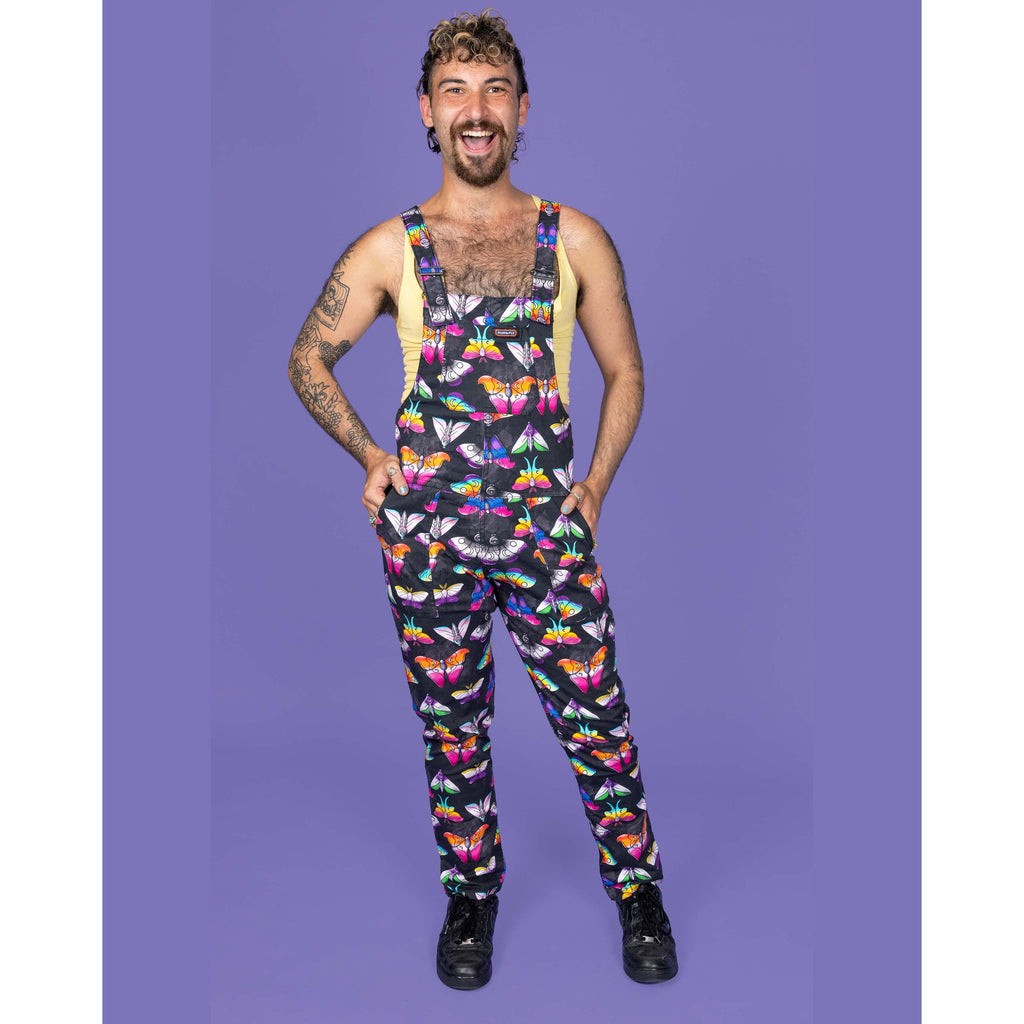 Pride Moths Stretch Twill Dungarees