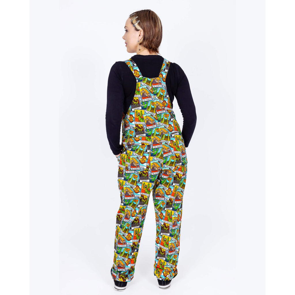 Tarot Dinosaur Stretch Twill Dungarees