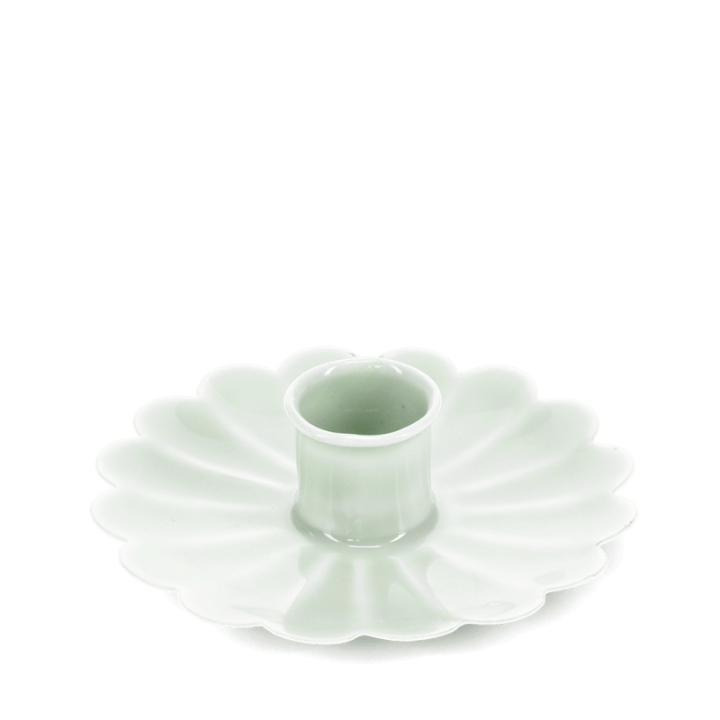 Enamel Flat Flower Candle Holder - 4 Colours