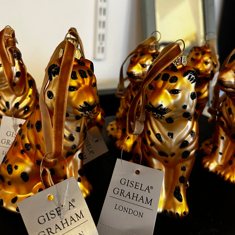 Gisela Graham Leopard Bauble