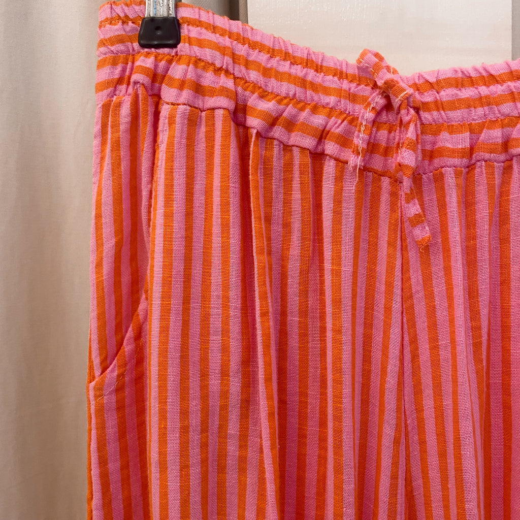 Orange & Pink Stripe Trousers