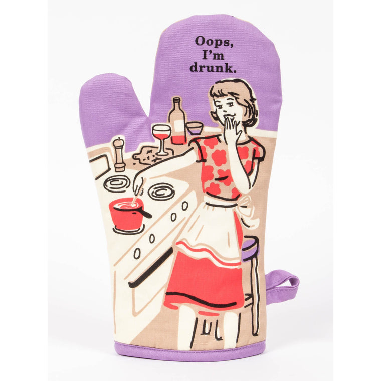 Blue Q Oven Mitt - Oops I'm Drunk,