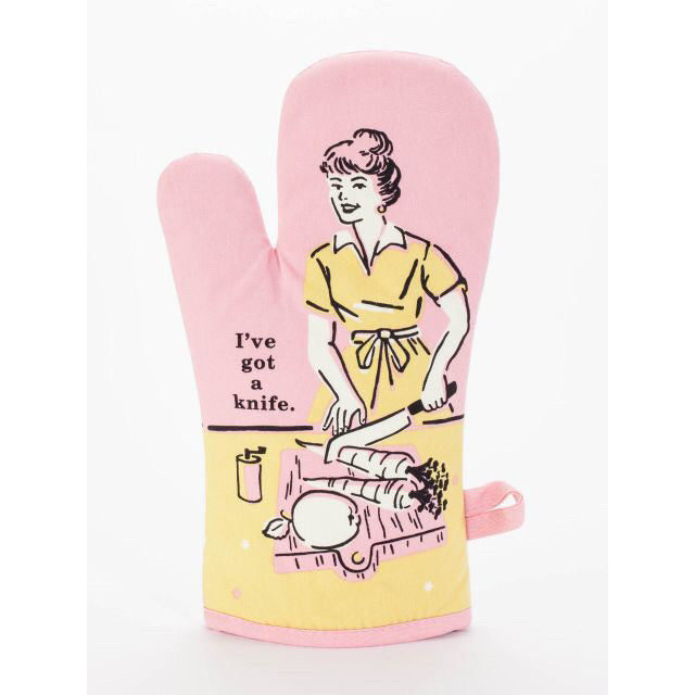 Blue Q Oven Mitt - I've Got A Knife