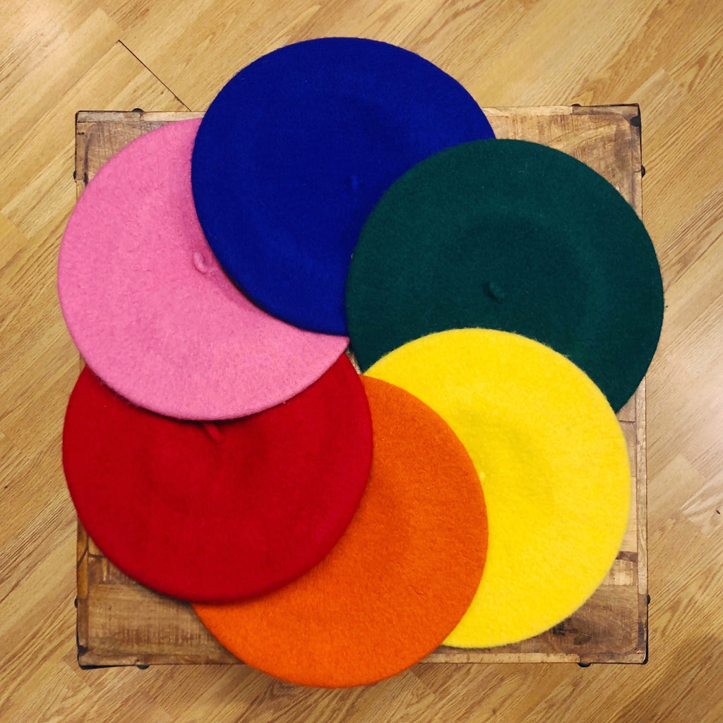 Pure Wool Beret - 12 Colours